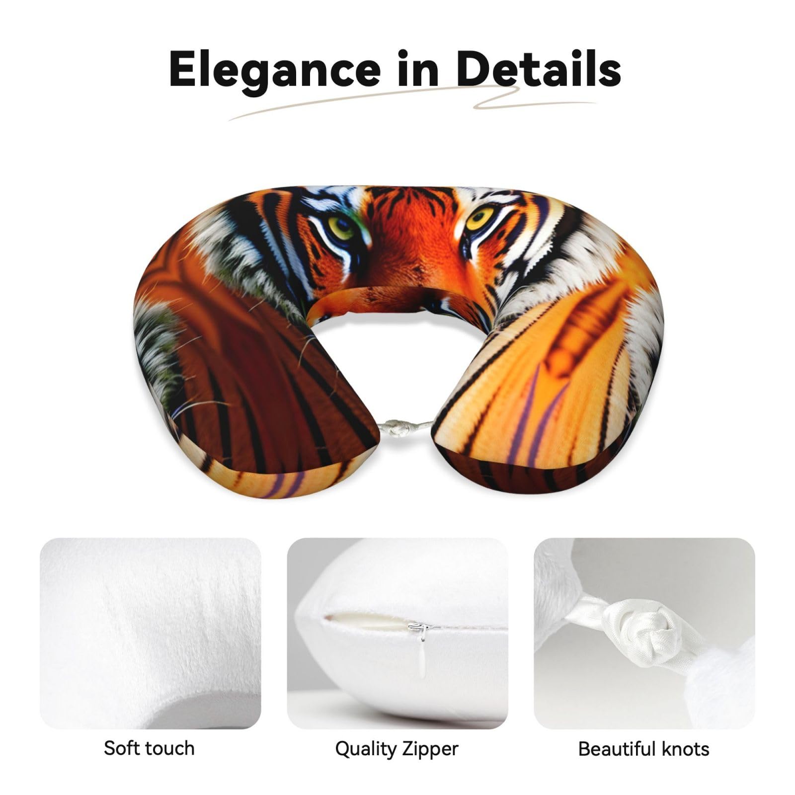 Amazon｜SKKNT タイガーストライプ オレンジ柄プリント 軽量 旅行用